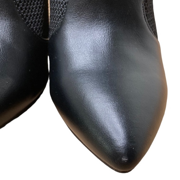 SIMPLY VERA VERA WANG “Warsaw” Black Leather High Heel Boots/Booties, 7.5M - Picture 10 of 10